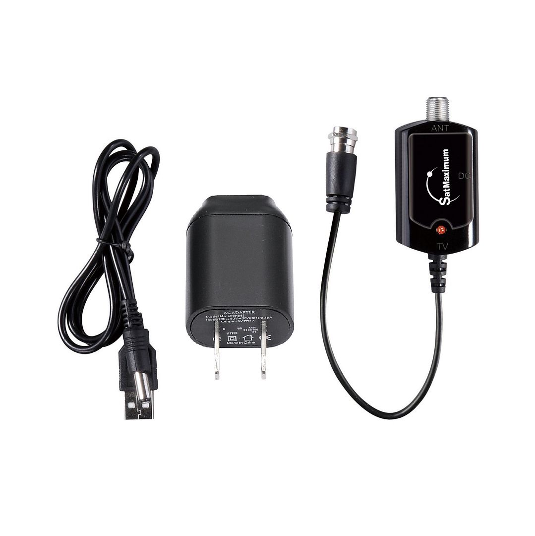 High Gain Low Noise HDTV Indoor Antenna Amplifier Signal Booster Gain 20dB